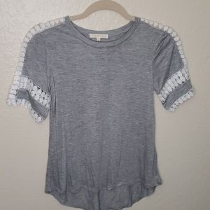 Girls copper key top.